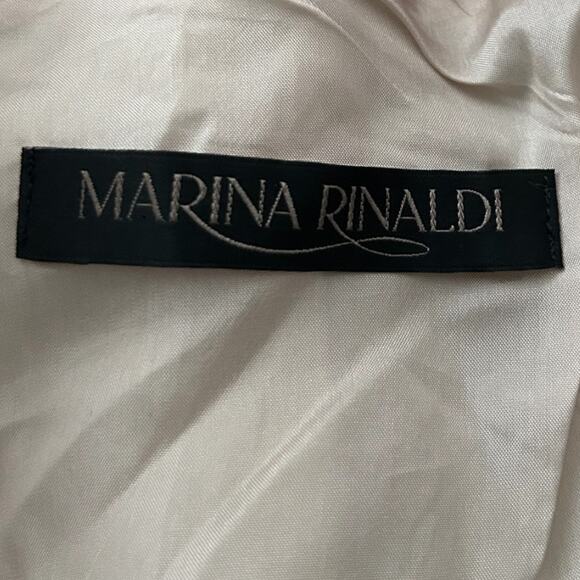 Marina Rinaldi Linen Blazer Women's Large Tan Beige Lightweight Lagenlook - Picture 4 of 7